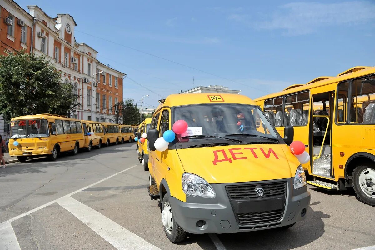 Подвоз школьный автобус