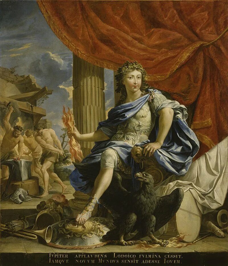 Античные образы. Фронда принцев. Короля Франции Людовика XIV (1638-1715),. Людовик 14 фронда. Людовик 14 Юпитер.