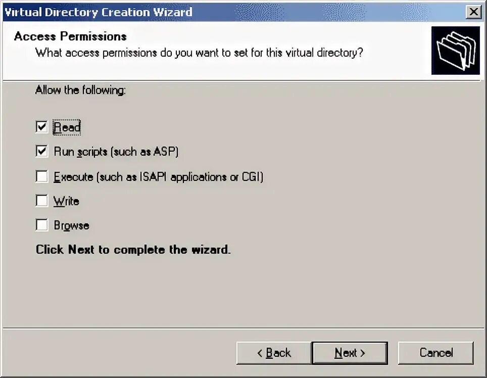 Create directories. Create directory.