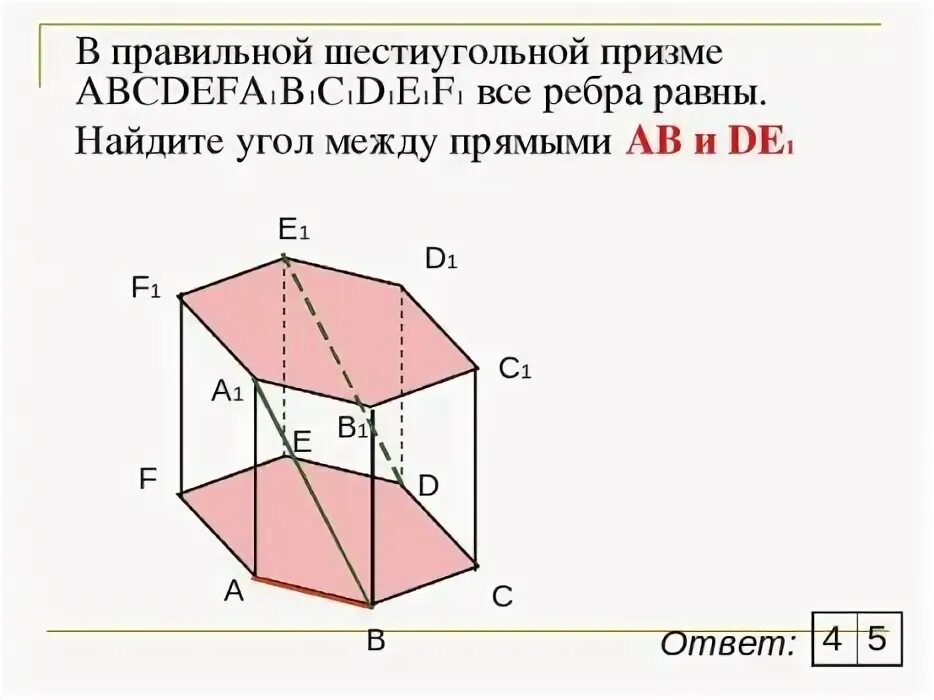 Основание шестиугольной призмы abcdefa1b1c1d1e1f1. В правильной шестиугольной призме abcdefa1b1c1d1e1f1. в правильной шестиугольной призме abcdefa1b1c1d1e1f1 все ребра равны 1. правильная шестиугольная призма. шестиугольная призма abcdefa1b1c1d1e1f1.