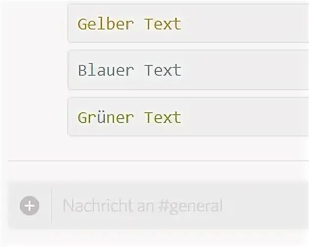 Einen text