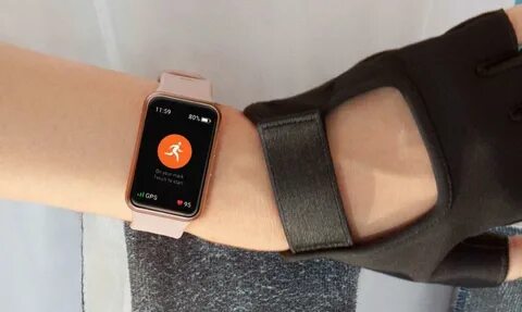 Умные часы huawei watch fit розовые