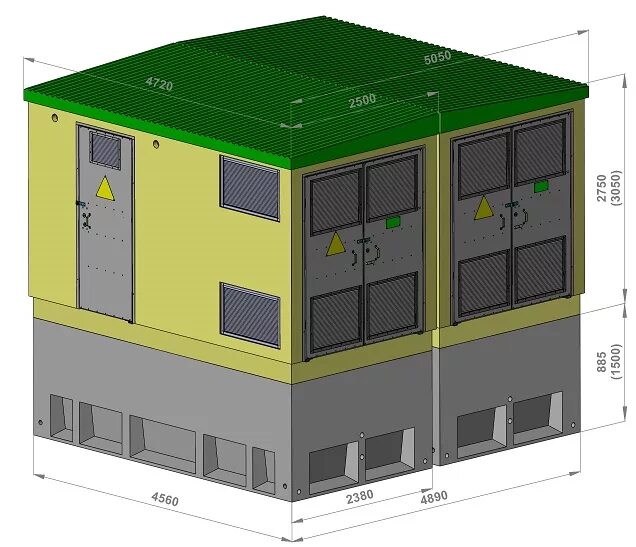 Здание тп. БКТП 2х2500 габарит. Трансформаторная подстанция 2бктп 100. 2бктп 400-1250 ЭЗОИС. Габариты БКТП 2* 1250.