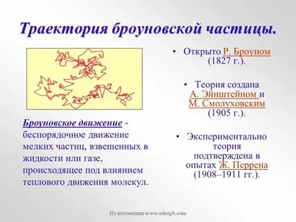 Что такое броуновская частица в физике
