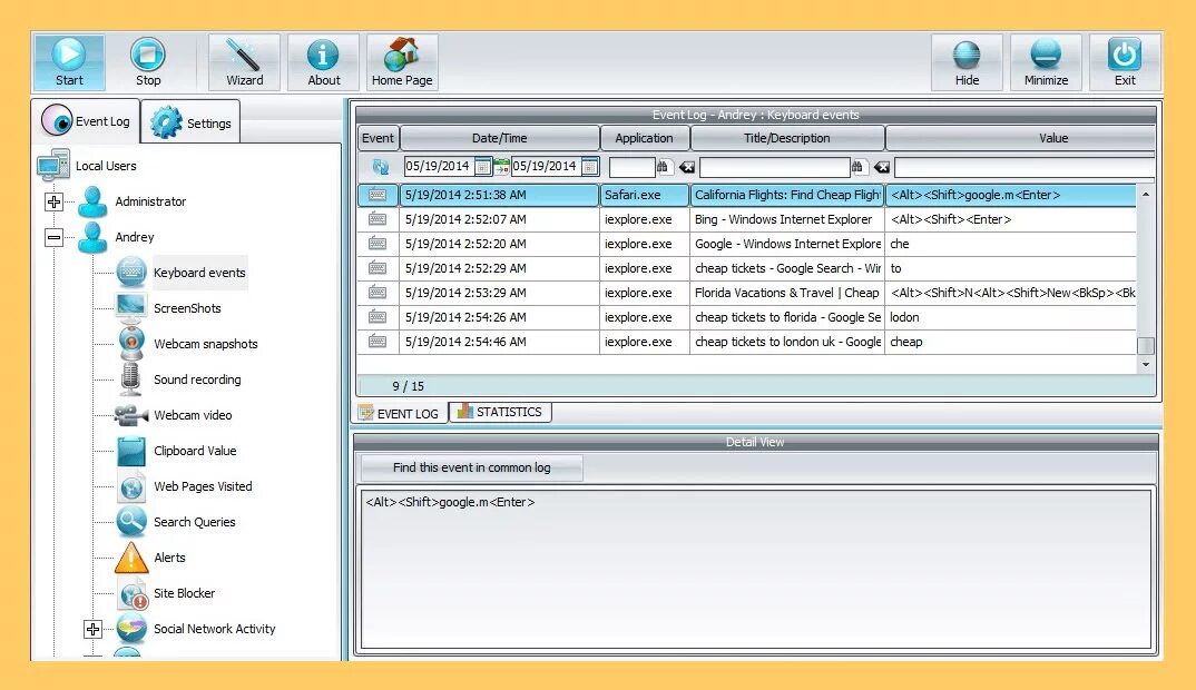 Key logger