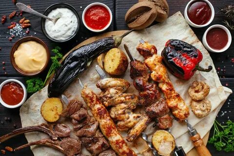 Мясо и овощи меню