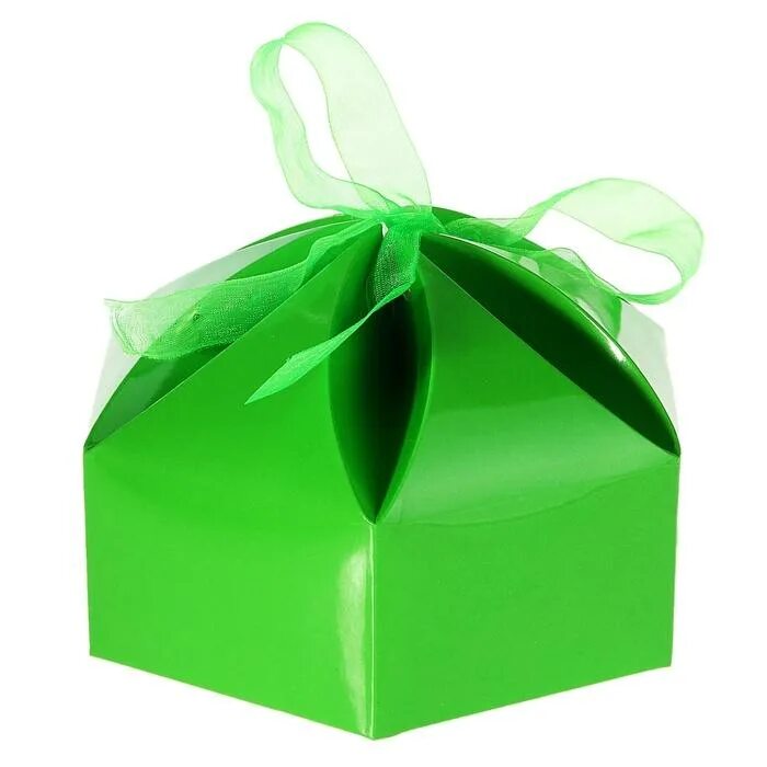 Коробка зеленого цвета. Фигурные коробки. Подарок зеленый. Упаковка бонбоньерка. Коробки самосборные салатовые.