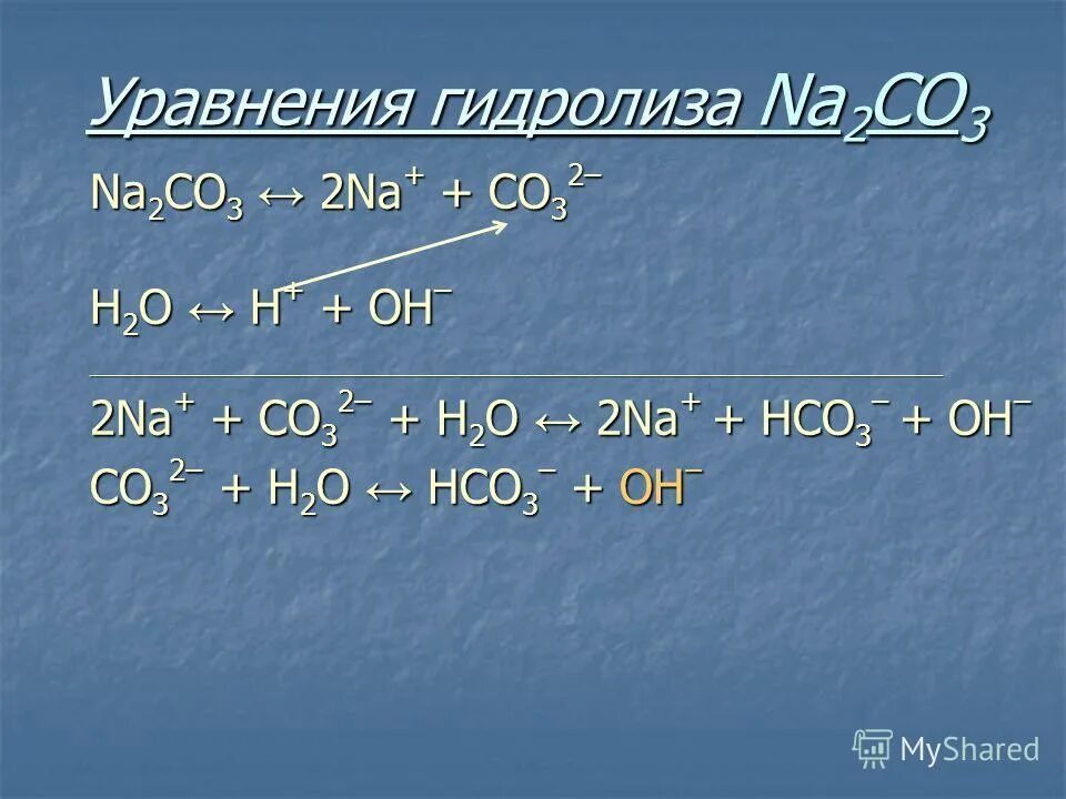 Na2co3 решение