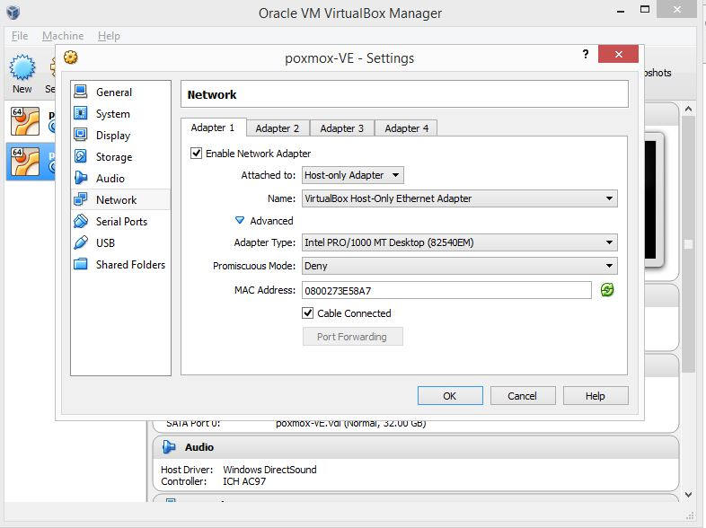 VIRTUALBOX сеть. Адаптер Ethernet VIRTUALBOX host-only Network:. VIRTUALBOX Manager. VIRTUALBOX routing host-only. Virtualbox networking