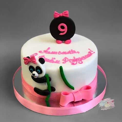 Торт дочке на 9 лет. Торт на 9 летие. тортики на 9 лет. тортик дочке на 9 лет. торт с пандой для девочки.