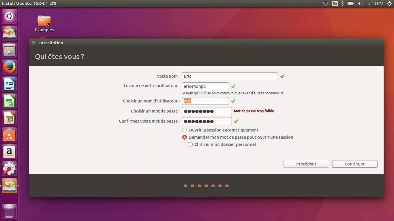 Linux Ubuntu 16.04. Процесс установки Ubuntu. Linux Ubuntu install. Учетная запись Ubuntu.