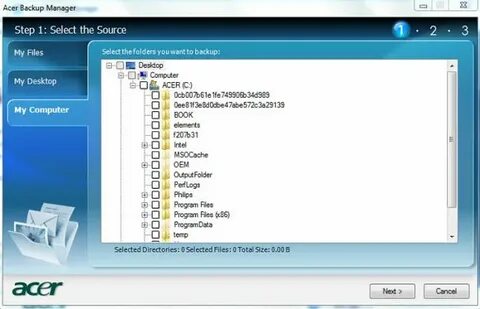 Backup manager