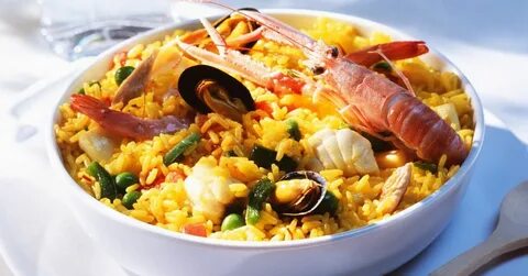 Паэлья с морепродуктами классическая