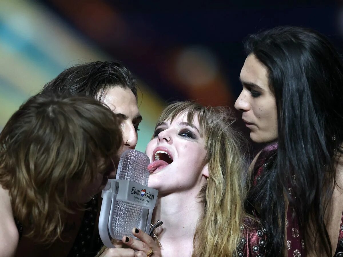 Группа победитель евровидения 2021 maneskin. Манижа евровидение 2021. Кончита вурст евровидение. Дамиано евровидение 2021 выступление. Какие песни на евровидении.