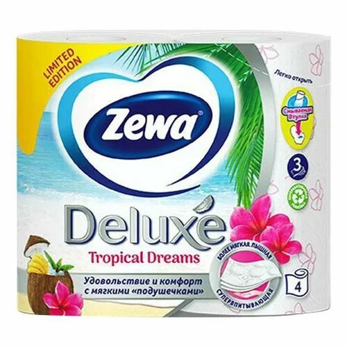 Zewa Deluxe белая. Туалетная бумага Zewa Deluxe. Zewa туалетная бумага Deluxe белая, 3 слоя. Туалетная бумага Zewa 4 шт. Zewa natural comfort