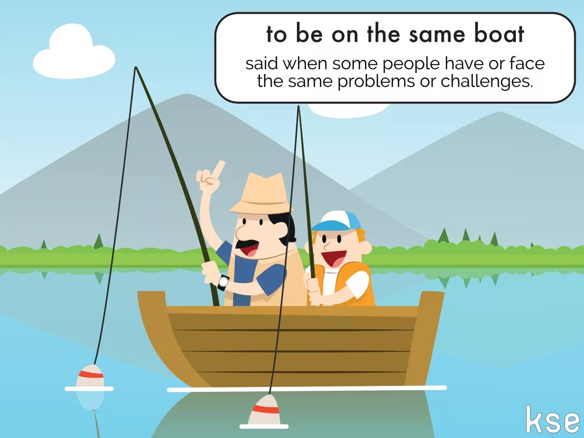 While on the same boat. Мультяшный рыбак в лодке. мультяшные рыбаки. in the same boat идиома. be in the same boat идиома.