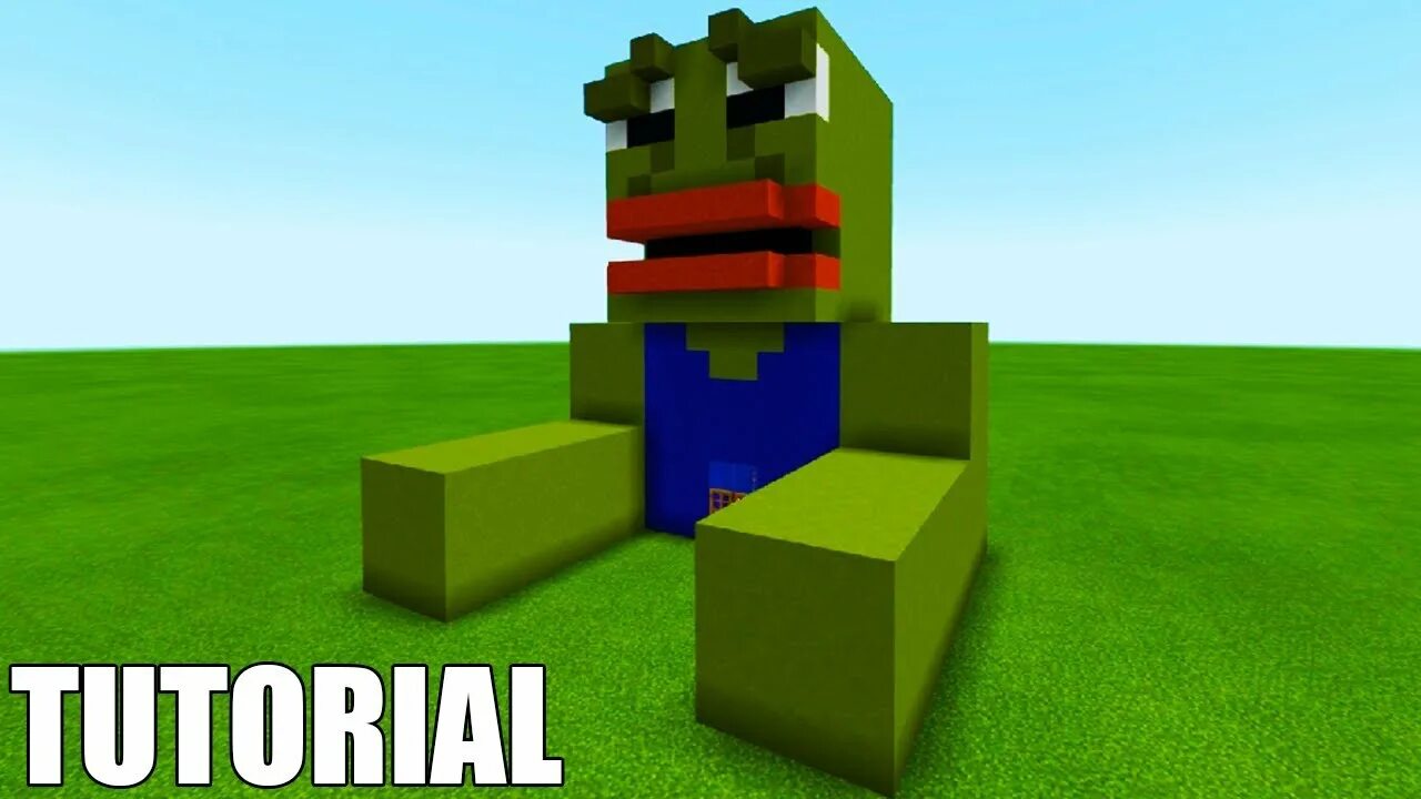 The man from the frog minecraft