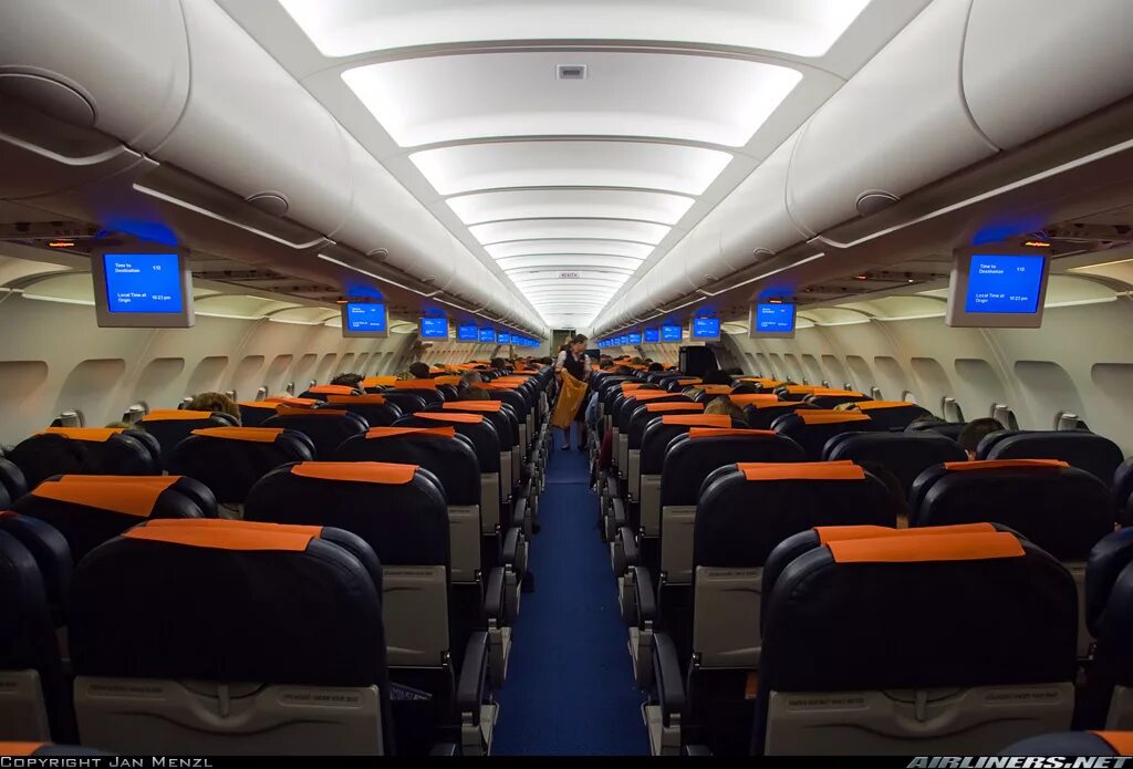 SAS brand new Airbus A321 Long Range first flight - SAS
