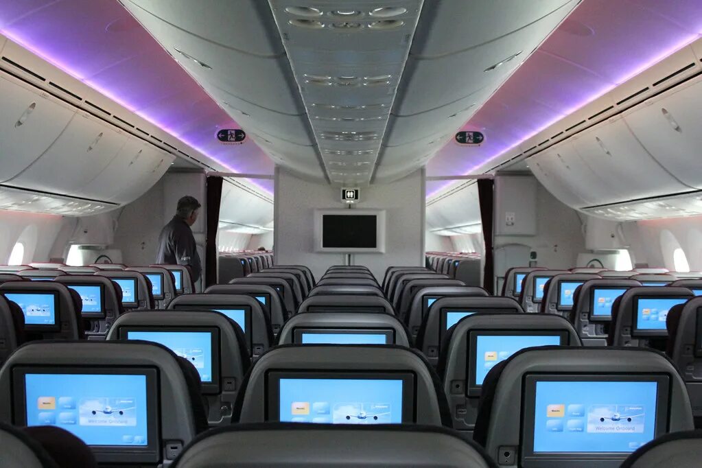 KLM Dreamliner Boeing 787 in 360 degrees - Havayolu 101