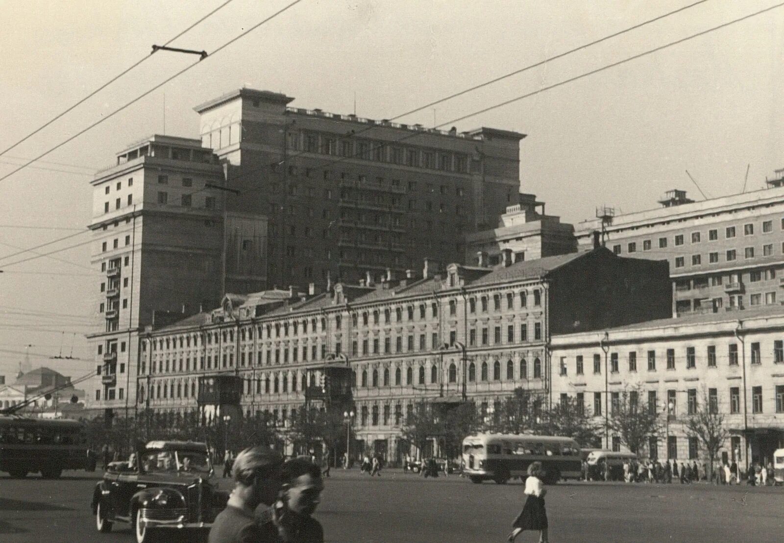 Москва 4 1955. Москва 1955 год. Панорама москвы с высотки на баррикадной 1955 год. Москва 1955 год. Старые открытки с видами москвы.