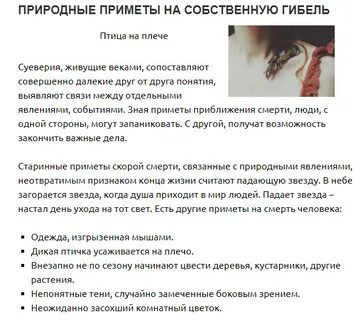 Приметы если парень