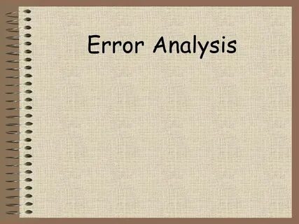 Fast error