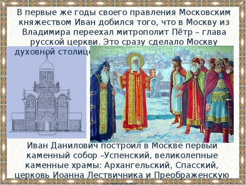 Первыми русскими православными были. Митрополичья Кафедра Калита.