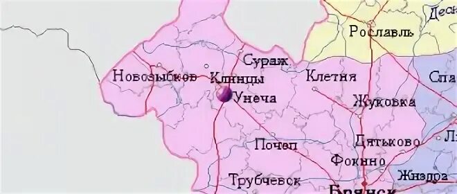 Где находится город унеча. Где находится город унеча