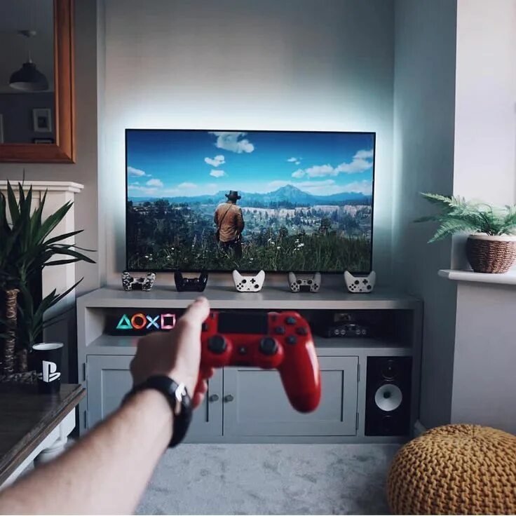 Игровая комната с приставками. Игры под телевизор. Псп к телевизору hdmi. Игровой сетап ps4. Игровой сетап ps4.