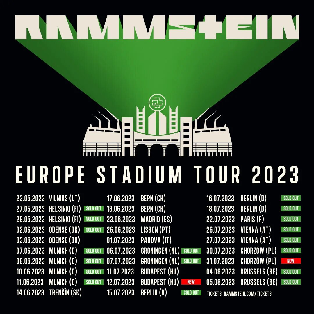Сколько билетов на рамштайн. Rammstein Europe Stadium Tour 2023. Rammstein Tour 2023. Rammstein концерты 2023. Rammstein Europe Stadium Tour 2023 Helsinki.