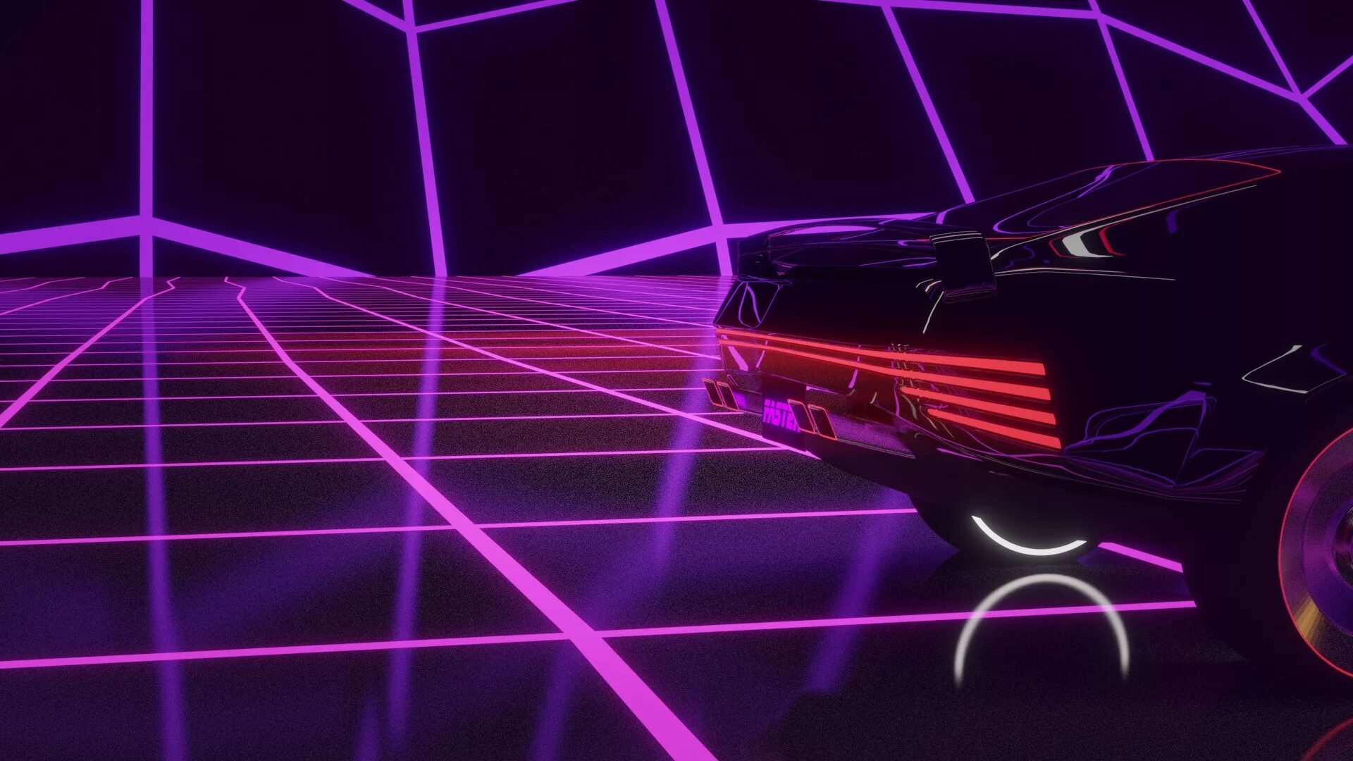 Dark synthwave