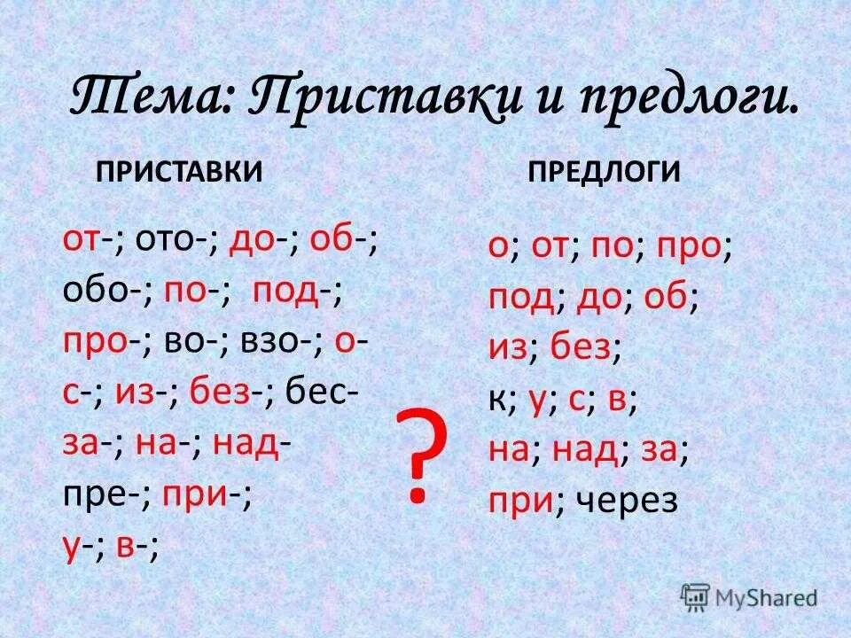 Приставка в слове в третьих