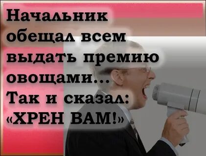 Начальник сказал
