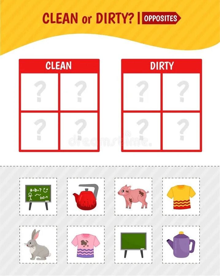 Clean Dirty opposites. Задания по английскому на clean Dirty. Dirty opposite. Clean and Dirty Kids Cards.