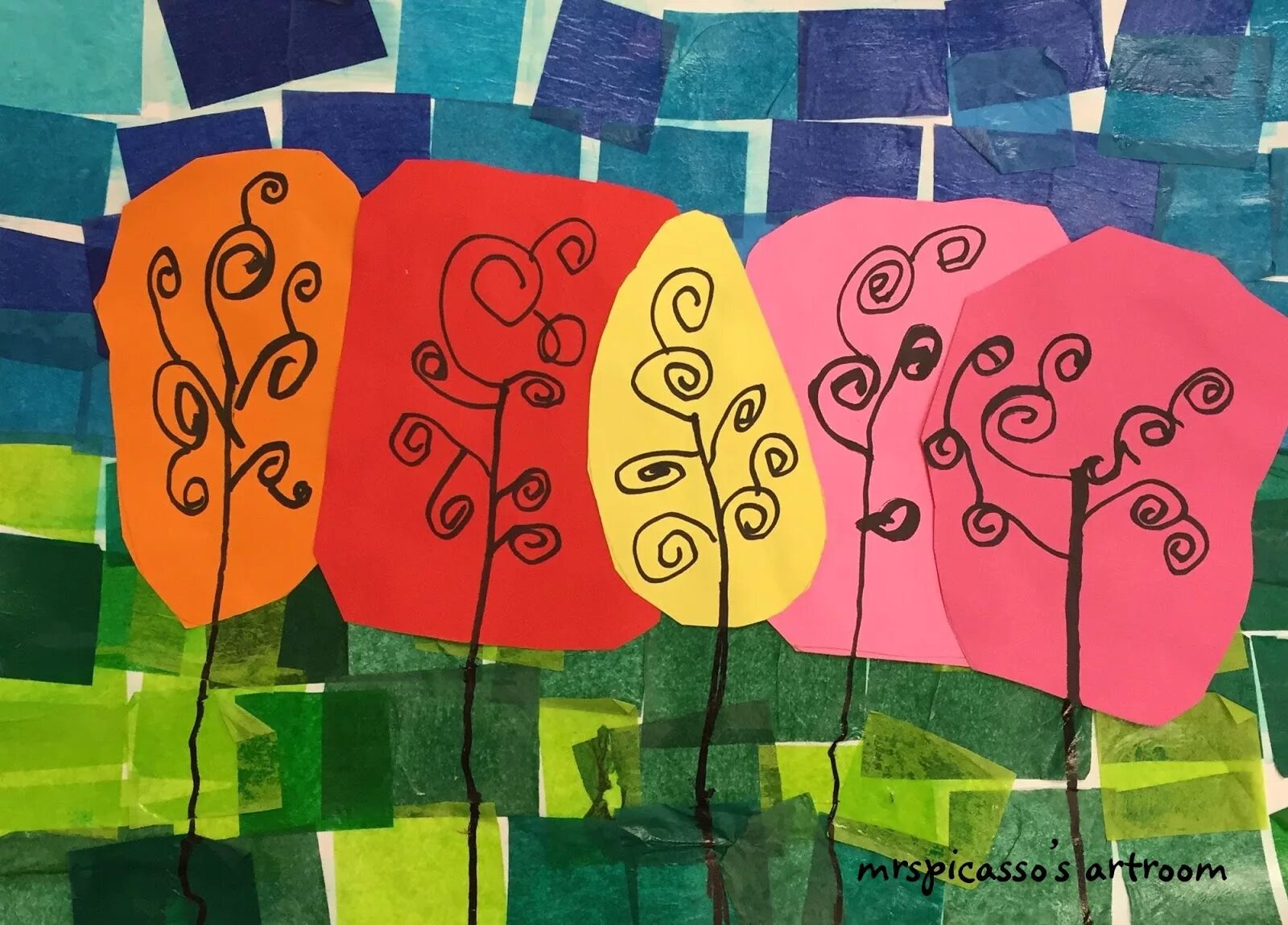 коллаж по изо