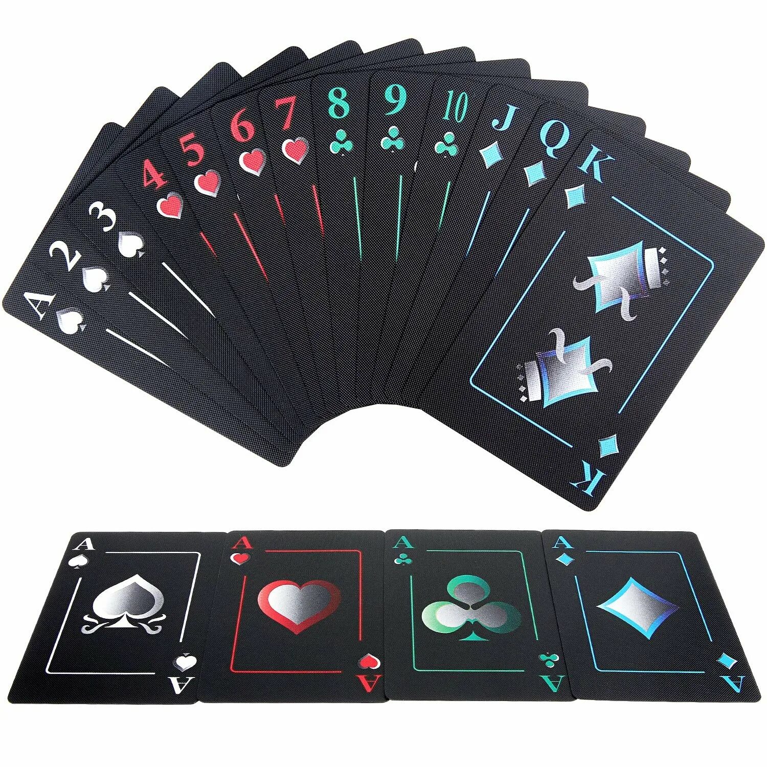 Карточная игра для вечеринок. Креативный покер. double black waterproof playing card. карточная игра черный кот. покер magic board.