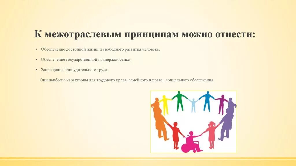 Межотраслевые принципы соц обеспечения. Принципы право социального обеспечения. Межотраслевые принципы ПСО. Общеправовые принципы права социального обеспечения