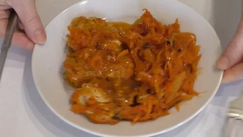 Морковь с уксусом и луком