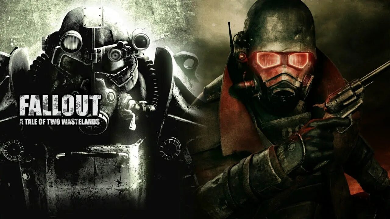 Two wastelands. Fallout Tale of two Wastelands. Fallout 3 Tale of two Wastelands. Фоллаут 3 главное меню. TTW Fallout New Vegas.