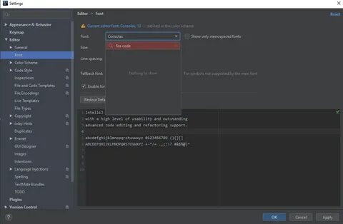 Intellij code