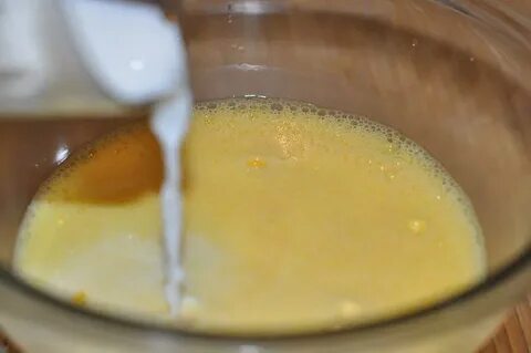 Рецепт с молоком крахмалом и яйцами