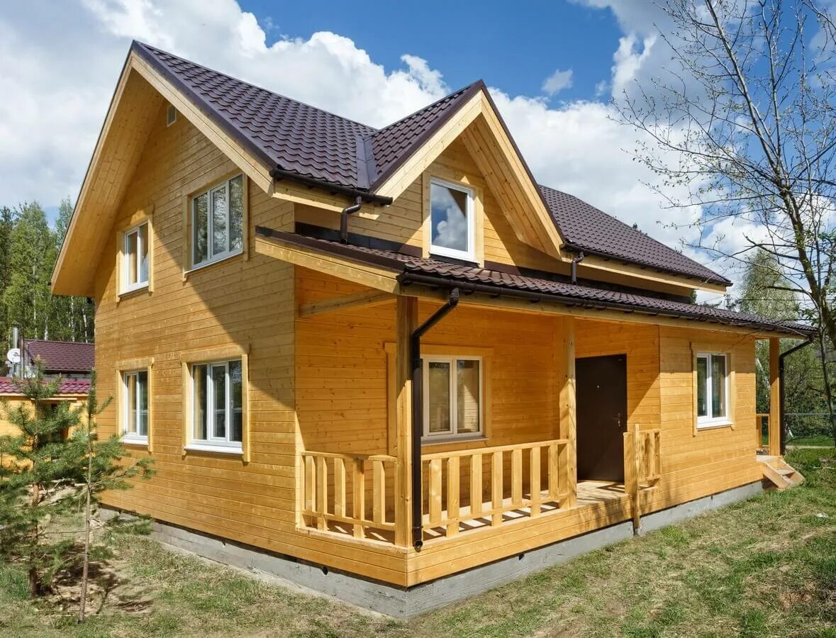 Новосибирск построить дом под ключ цены. Каркасный дом. Каркасник с имитацией бруса. Имитация в каркасном доме. Домик из бруса.
