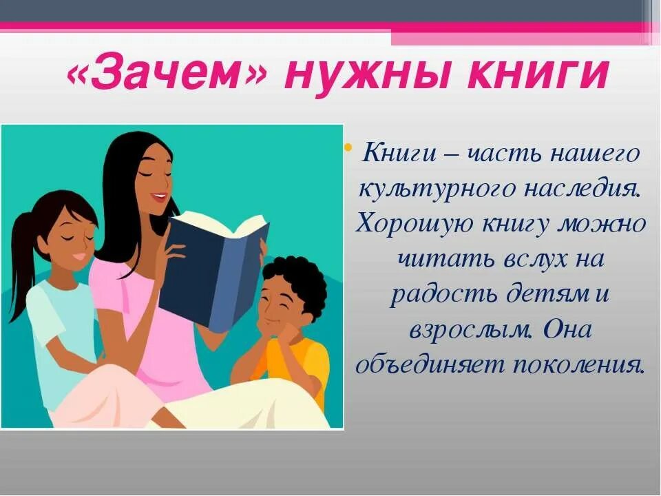 Почему надо читать книги сочинение