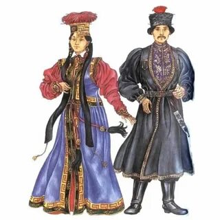 Калмыцкий национальный костюм