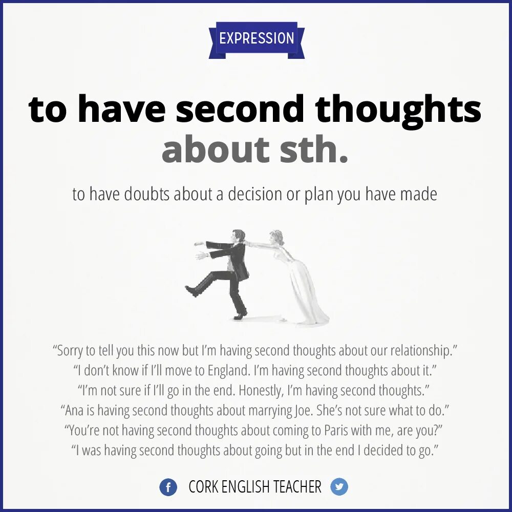 To be in two thoughts. To have second thoughts. second thoughts перевод идиомы. have second thoughts перевод. thought перевод.