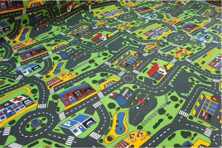 детский ковер «дороги» (2,5x3. 5 м). коврик игровой детский дорога. коврик с дорогой для мальчиков. палас детский с дорогами для машинок.