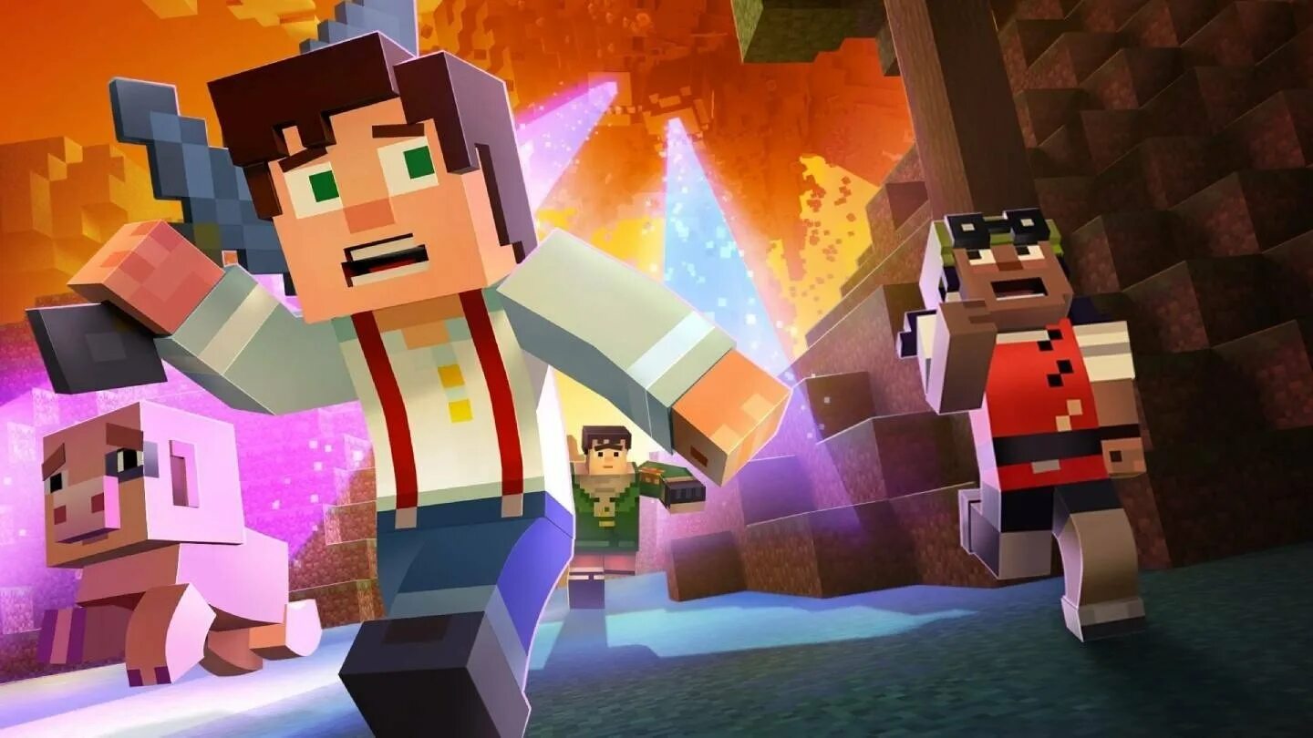 Minecraft story Mode 3 эпизод. Майнкрафт стори мод 1 эпизод. Айвор майнкрафт стори мод.