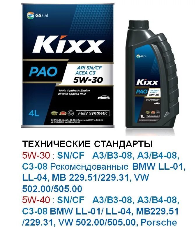 Масло Kixx Pao 5w50. Кикс 5w40 допуски. Kixx Pao 5w-40. Kixx 5w30 SP. Моторное масло pao 5w30