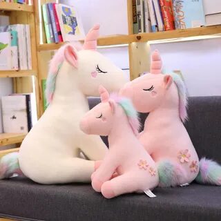 Большой единорог игрушка мягкая