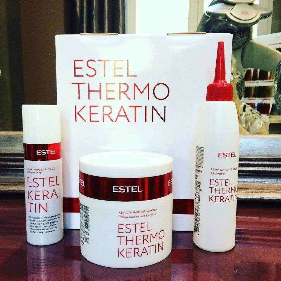 Эстель кератиновая маска для волос. Estel professional Thermokeratin набор. Estel термокератин маска. Эстель кератин шампунь и маска.